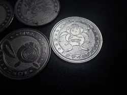 Pokemon Card Meiji Promo Battle Coin x7 Seadra etc #6325 PLAY - Image 3