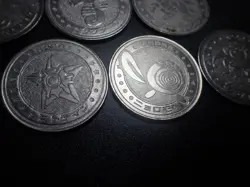 Pokemon Card Meiji Promo Battle Coin x7 Seadra etc #6325 PLAY - Image 4