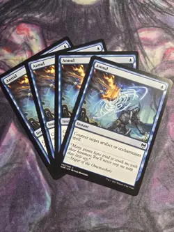 Annul x4 4x, Kaldheim Blue MTG common, Instant - Image 1