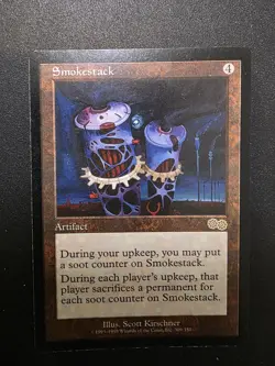Magic: The Gathering Smokestack Urza's Saga Artifact Rare 309 Regular English - Image 1