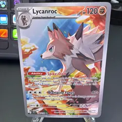 Pokemon TCG Lycanroc 166/159 Illustration Rare – Journey Together – Near Mint - Image 1