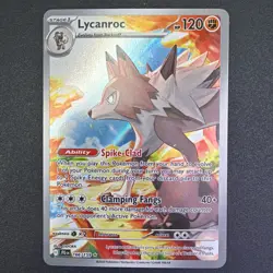 Pokemon TCG Lycanroc 166/159 Illustration Rare – Journey Together – Near Mint - Image 3