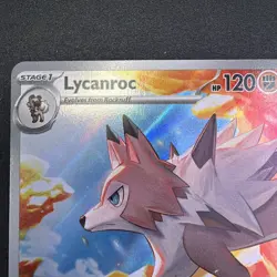 Pokemon TCG Lycanroc 166/159 Illustration Rare – Journey Together – Near Mint - Image 5