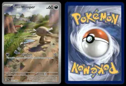 PALDEAN WOOPER 102/094 ILLUSTRATION RARE PHANTASMAL FLAMES POKEMON NM - Image 1
