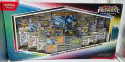 Pokemon Prismatic Evolutions Lucario EX Tyranitar EX Premium Collection 14 Packs - Image 1