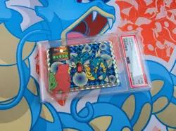 Gyarados Vs Slowbro - 1998 Pokemon Topsun Vs Prism #130 Japanese Vintage - PSA 7 - Image 1