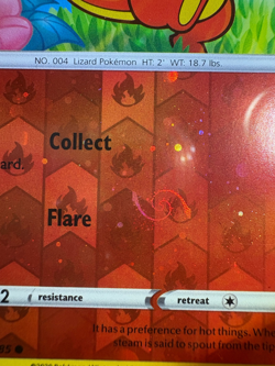 Charmander PSA 8 023/185 Vivid Voltage Reverse Cosmos Holo Pokemon AMAZING SWIRL - Image 1