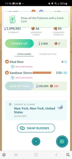 Pokemon Go Shiny Legendary Landorus - Image 2