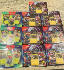 10x Pokemon Mega Evolution & Phantasmal Flames 2-Pack Blister Raikou & Vileplume - Image 1