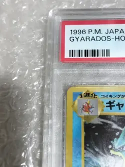 PSA8 Gyarados No.130 Old Back Holo Base Set 1996 Pokemon Card Nintendo Japan - Image 3