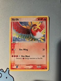 [MP] Ho-Oh - 1/17 Holo Rare - 2007 Pokemon POP Series 5 - Image 1