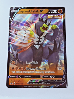 Single Strike Urshifu V SWSH106 Black Star Promo Pokemon TCG LP - Image 1