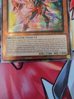 Elfnote Lucina (Starlight Rare)- 1st Edition BPRO-EN010 Burst Protocol Yu-Gi-Oh - Image 3