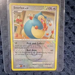 Pokemon TCG Platinum Snorlax Holo Card Lot 2 Cards 2009 Nintendo - Image 1