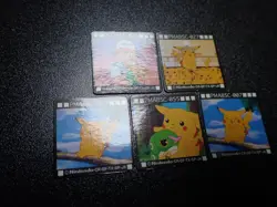 Pokemon Bros GB Pocket Mini Card x5 Pikachu Ash etc #5888 EX/VG - Image 2