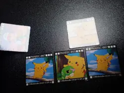 Pokemon Bros GB Pocket Mini Card x5 Pikachu Ash etc #5888 EX/VG - Image 4