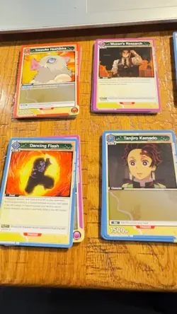Demon Slayer Union Arena Bulk Lot 97 Cards Base Set Mixed Anime NM/LP Collection - Image 1
