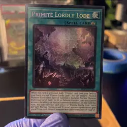 Yugioh Primite Lordly Lode MP25-EN114 1st Edition Prismatic Secret Rare - Mint+! - Image 2