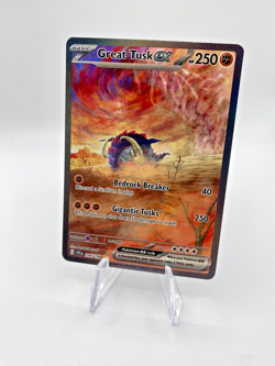 Great Tusk ex 246/198 Scarlet & Violet Base Set Holo Rare Pokemon Card - Image 1
