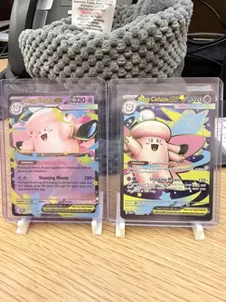 Mega Clefable ex 031/088 Me03: Perfect Order Holo and 103/088 pokemon 2 card lot - Image 1