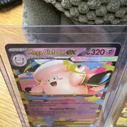 Mega Clefable ex 031/088 Me03: Perfect Order Holo and 103/088 pokemon 2 card lot - Image 2