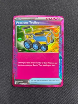 Pokemon - Precious Trolley - 185/191 - SV Surging Sparks - ACE Spec Card - Image 1