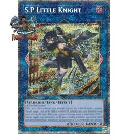 Yugioh! 1x S:P Little Knight MP25-EN047 Starlight Rare 1st Ed NM - Image 1