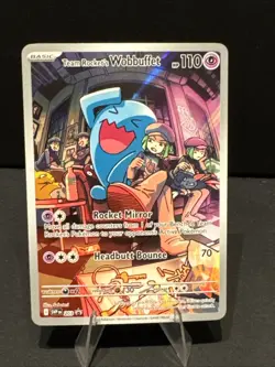 Team Rocket's Wobbuffet 203 Sv: Scarlet & Violet Promo Cards Holo - Image 1
