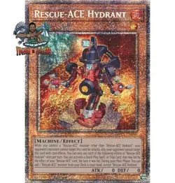 Yugioh! 1x Rescue-ACE Hydrant MP25-EN046 Starlight Rare 1st Ed NM - Image 1