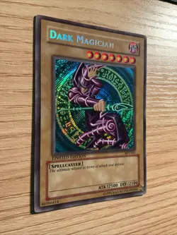 Yugioh - Dark Magician BPT-001 Secret Rare (2002 Collectors Tin) VLP - Image 2