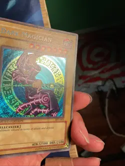 Yugioh - Dark Magician BPT-001 Secret Rare (2002 Collectors Tin) VLP - Image 4