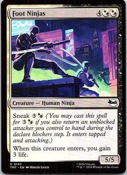 Teenage Mutant Ninja Turtles #147 Foot Ninjas - Image 1