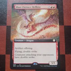 Mtg Commander: The Brothers' War #59 Blast-Furnace Hellkite (Extended Art) NM/M - Image 1