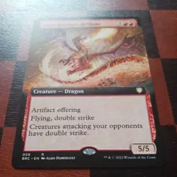 Mtg Commander: The Brothers' War #59 Blast-Furnace Hellkite (Extended Art) NM/M - Image 2