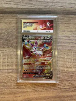 Ace 9 - Pokemon TCG Sylveon v -Evolving Skies Card 184/203 - Image 1