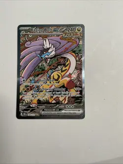 Pokemon TCG Raging Bolt EX Prismatic Evolutions Holo Card 166/131 - Image 1