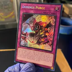 Yugioh Dominus Purge MP25-EN095 2025 Tin Prismatic Secret Rare - Mint Quality - Image 1