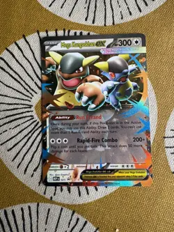Pokemon Card Mega Kangaskhan EX MEP 025 Mega Evolution Black Star Promo NM - Image 1