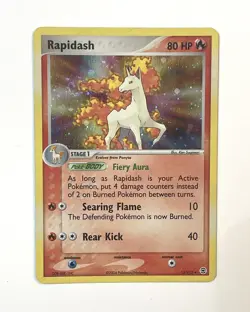 Rapidash 13/112 Holo Rare EX Fire Red Leaf Green Pokemon TCG Card LP W/ Swirl 🍥 - Image 1