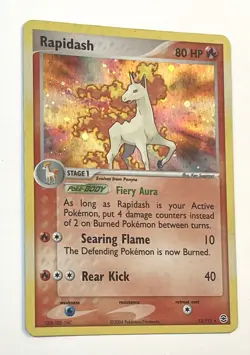 Rapidash 13/112 Holo Rare EX Fire Red Leaf Green Pokemon TCG Card LP W/ Swirl 🍥 - Image 3