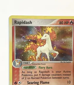Rapidash 13/112 Holo Rare EX Fire Red Leaf Green Pokemon TCG Card LP W/ Swirl 🍥 - Image 4
