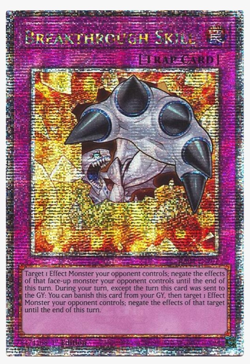 Breakthrough Skill RA04-EN202 Quarter Century Secret Rare NM Yugioh - Image 1