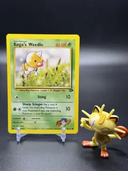 Koga's Weedle 82/132 Pokemon Gym Challenge Regular - LP - Image 1