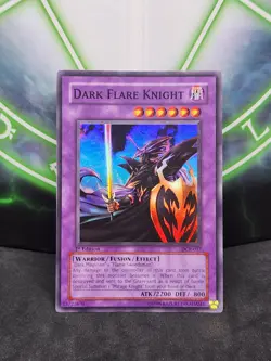 Yugioh Dark Flare Knight DCR-017 Super Rare 1st Edition NM - Image 1