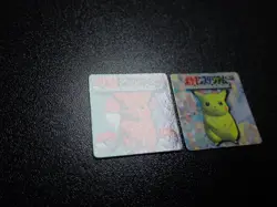 Pokemon GB Pocket Mini Stadium Card Non Holo Pikachu x2 #6346 EX/VG - Image 2