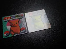 Pokemon GB Pocket Mini Stadium Card Non Holo Pikachu x2 #6346 EX/VG - Image 3