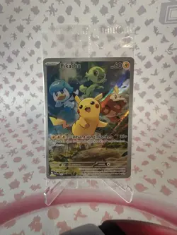 Pokemon Pikachu Adventuring Together Promo Card 027 Sealed in original plastic - Image 1
