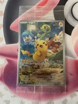 Pokemon Pikachu Adventuring Together Promo Card 027 Sealed in original plastic - Image 2