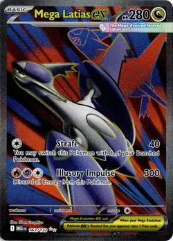 Mega Latias ex 163/132 Pokemon Mega Evolution Ultra Rare NM - Image 1