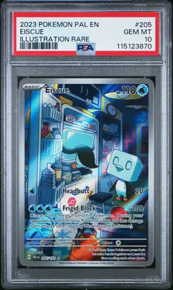 2023 POKEMON PAL EN-PALDEA EVOLVED #205 EISCUE PSA GEM MT 10 - Image 1